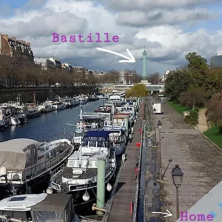 アパート Chic Et 86m2, Bastille 5mn Des Peniches パリ